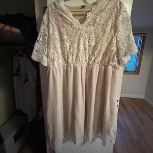 Lacey Off-White Dress